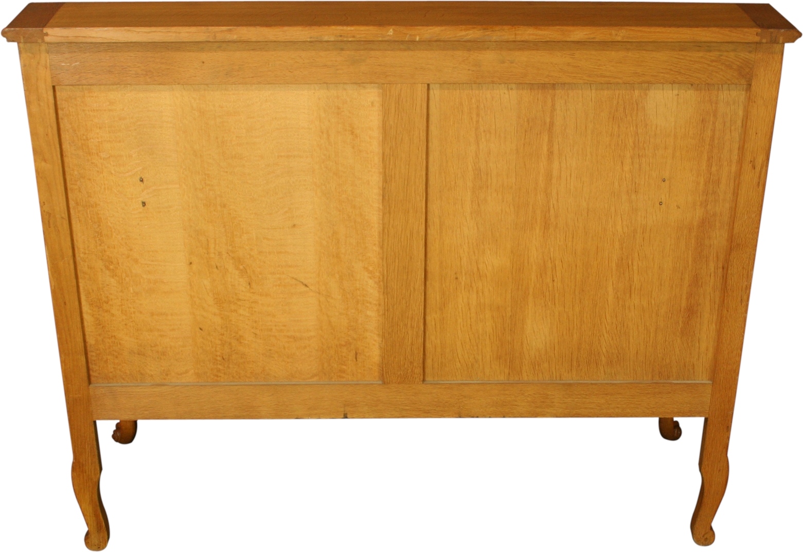 Vintage French Secretary Desk, Quartersawn Golden Oak, Carved, Louis XV Style-Image 17