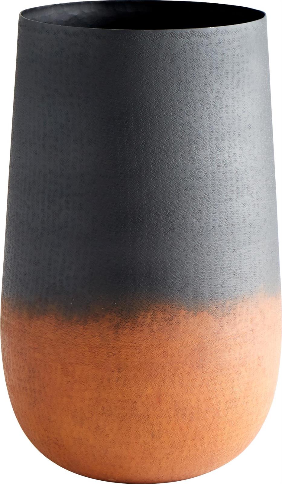 Planter Vase CYAN DESIGN KENZIE Small Copper Aluminum-Image 1