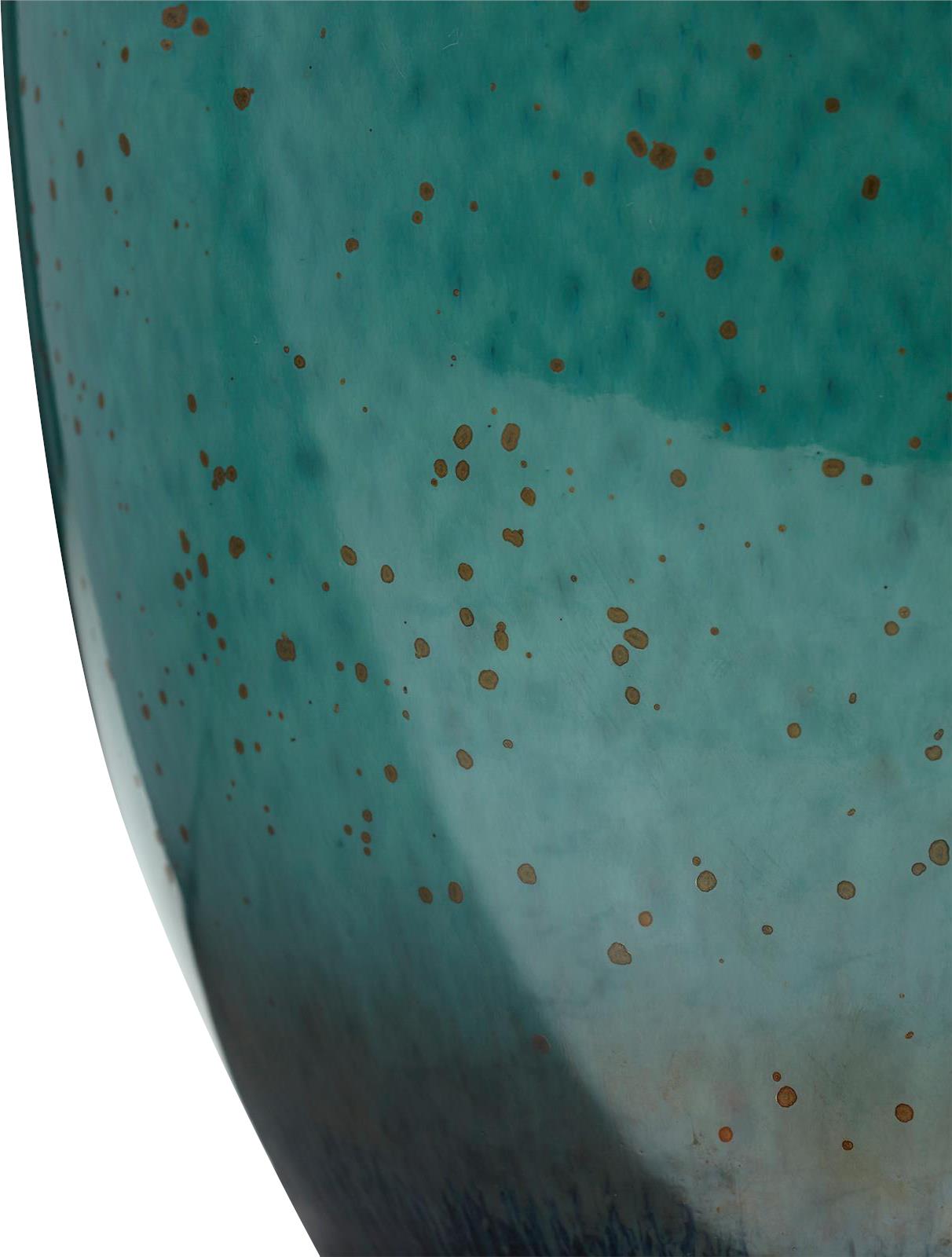 Vase CYAN DESIGN Turquoise Glaze Ceramic-Image 4