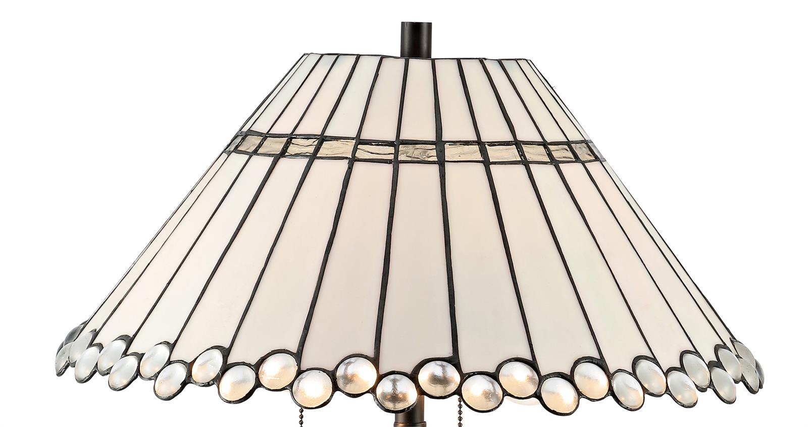 Table Lamp DALE TIFFANY CORDELIA Contemporary 2-Light Monochromatic Shade-Image 2