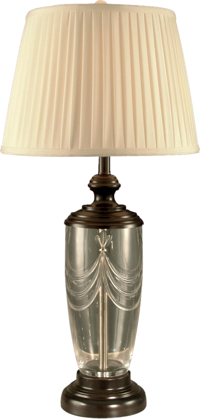 Table Lamp DALE TIFFANY Traditional Antique 1-Light Oil-Rubbed Bronze Crystal-Image 1
