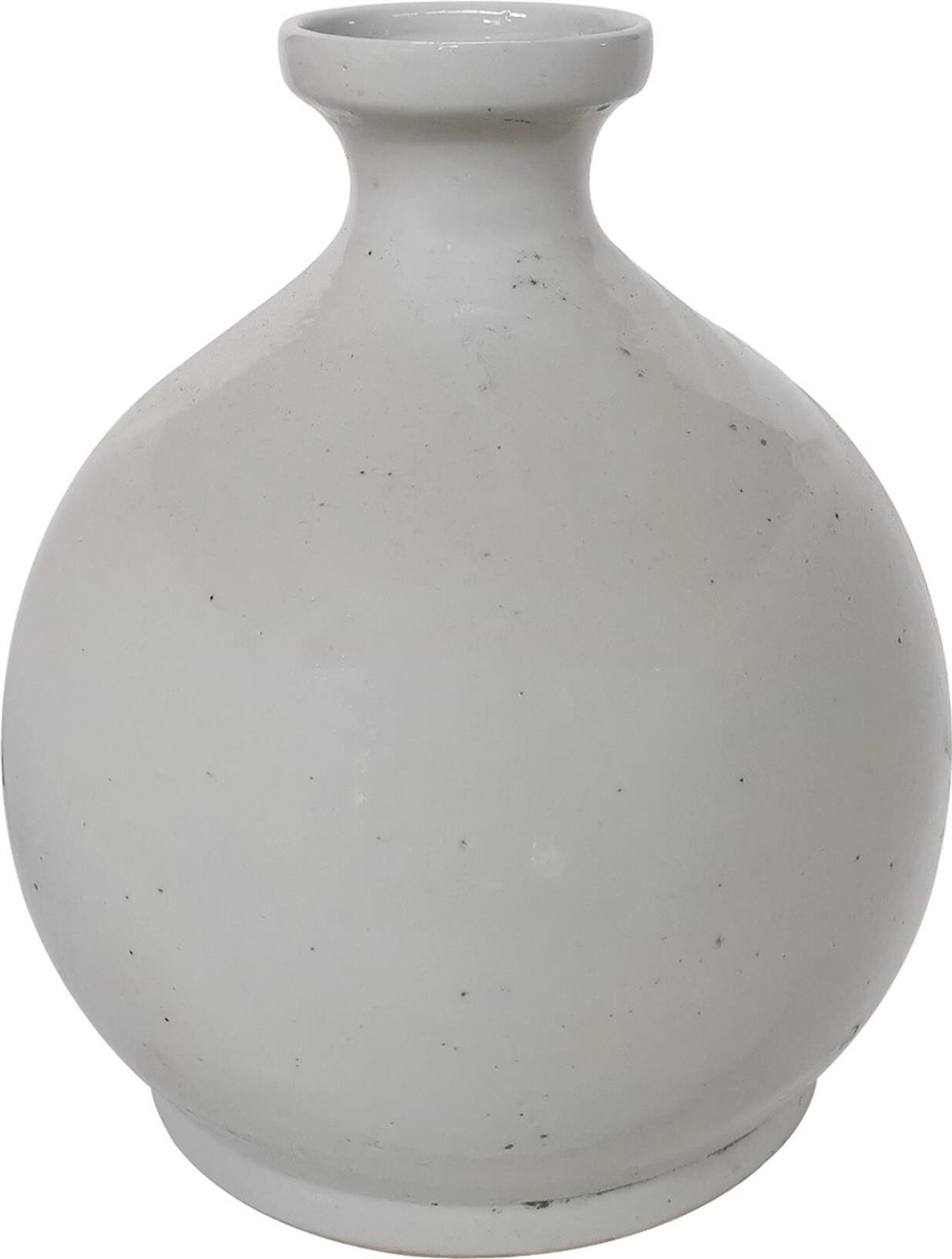 Jar Vase Bee White Handmade Hand-Crafted-Image 1