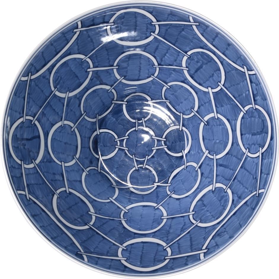 Bowl Circle Colors May Vary Indigo Blue Variable Ceramic Handmade H-Image 2