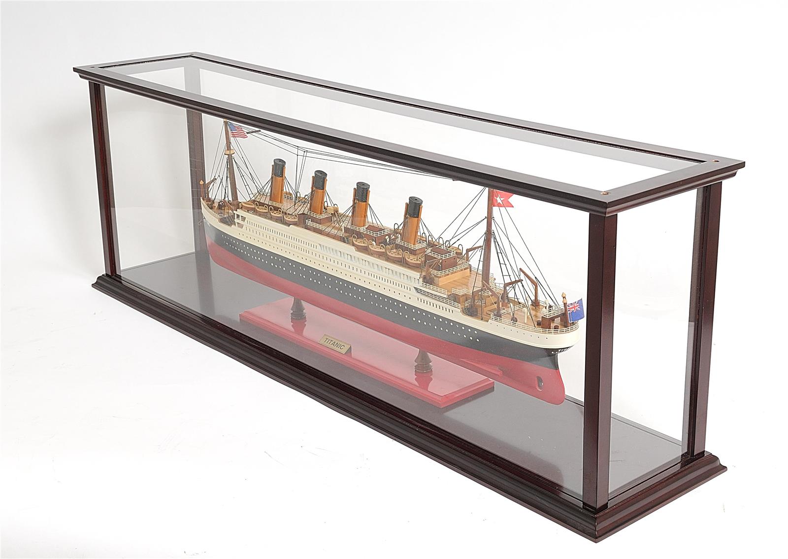 Display Case Traditional Antique For Cruise Liner Glass Model Not Inclu-Image 14