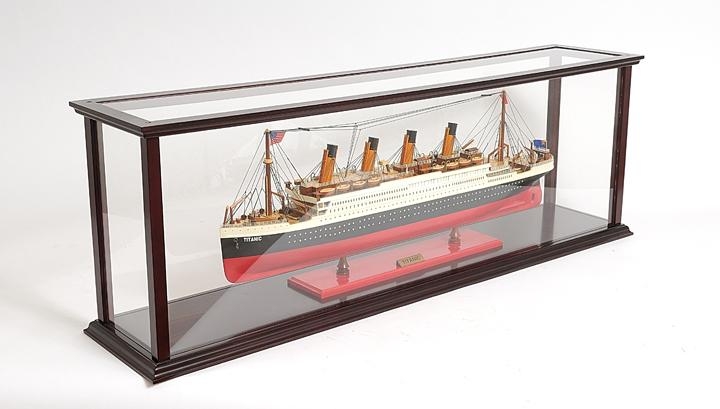 Display Case Traditional Antique For Cruise Liner Glass Model Not Inclu-Image 23