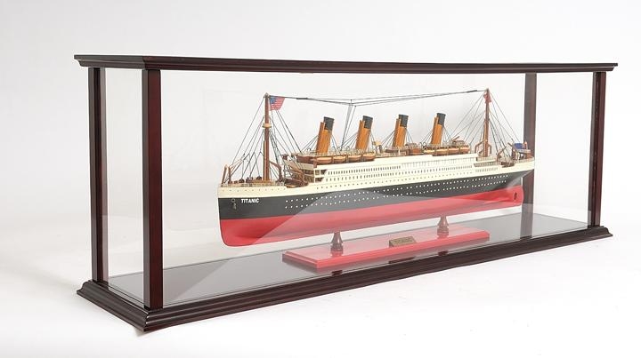 Display Case Traditional Antique For Cruise Liner Glass Model Not Inclu-Image 24