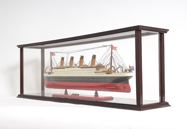 Display Case Traditional Antique For Cruise Liner Glass Model Not Inclu-Image 25