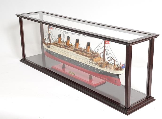 Display Case Traditional Antique For Cruise Liner Glass Model Not Inclu-Image 26