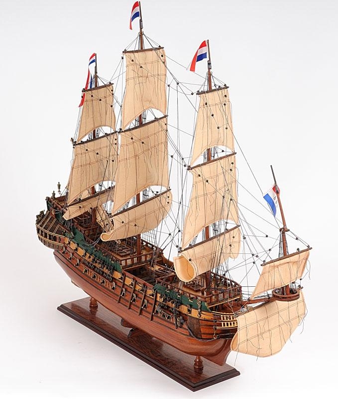 Ship Model Watercraft Traditional Antique Friesland Boats Sailing Medium Wood-Image 10