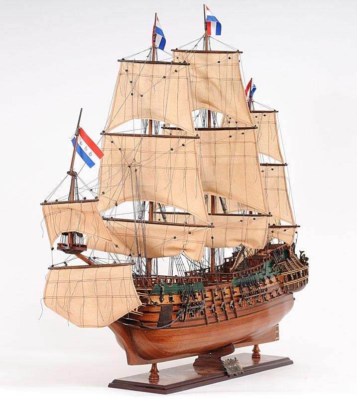 Ship Model Watercraft Traditional Antique Friesland Boats Sailing Medium Wood-Image 13