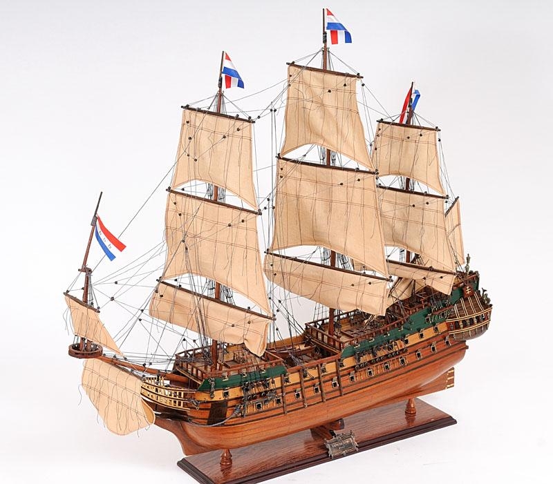 Ship Model Watercraft Traditional Antique Friesland Boats Sailing Medium Wood-Image 16