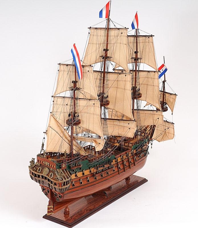 Ship Model Watercraft Traditional Antique Friesland Boats Sailing Medium Wood-Image 6