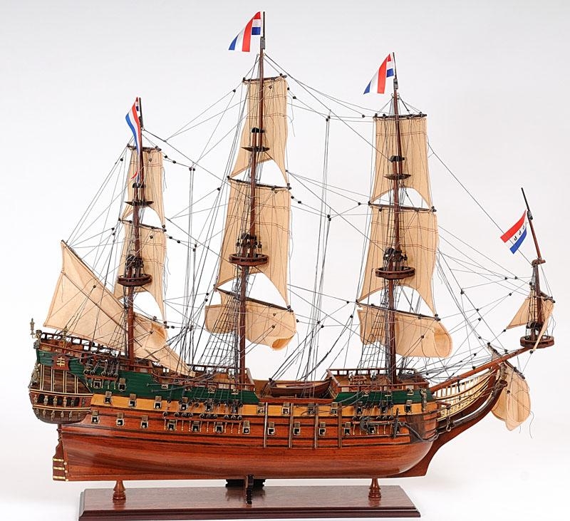 Ship Model Watercraft Traditional Antique Friesland Boats Sailing Medium Wood-Image 8