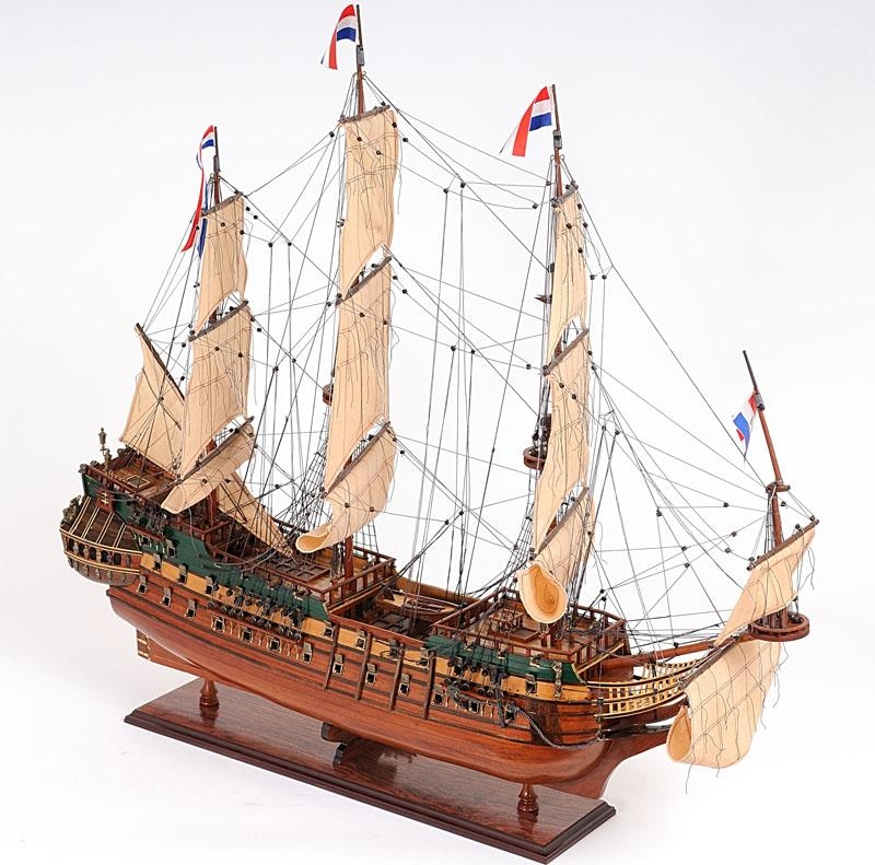 Ship Model Watercraft Traditional Antique Friesland Boats Sailing Medium Wood-Image 9