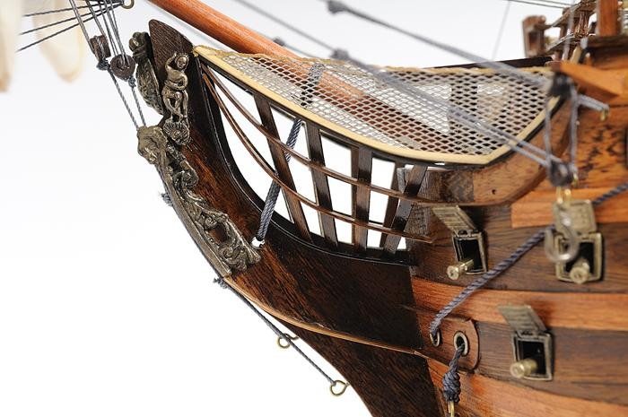 Ship Model Watercraft Traditional Antique HMS Victory Boats Sailing Wood Base-Image 22