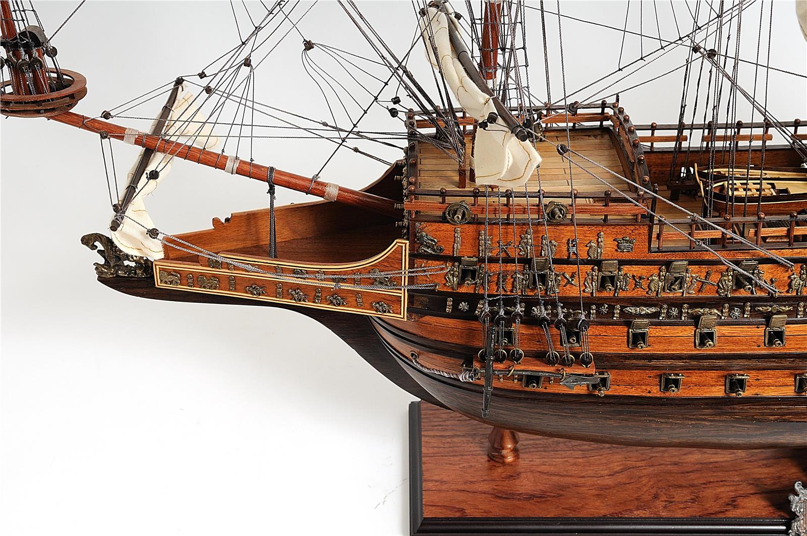 Ship Model Watercraft Traditional Antique Sovereign of the Seas Boats Sailing-Image 1