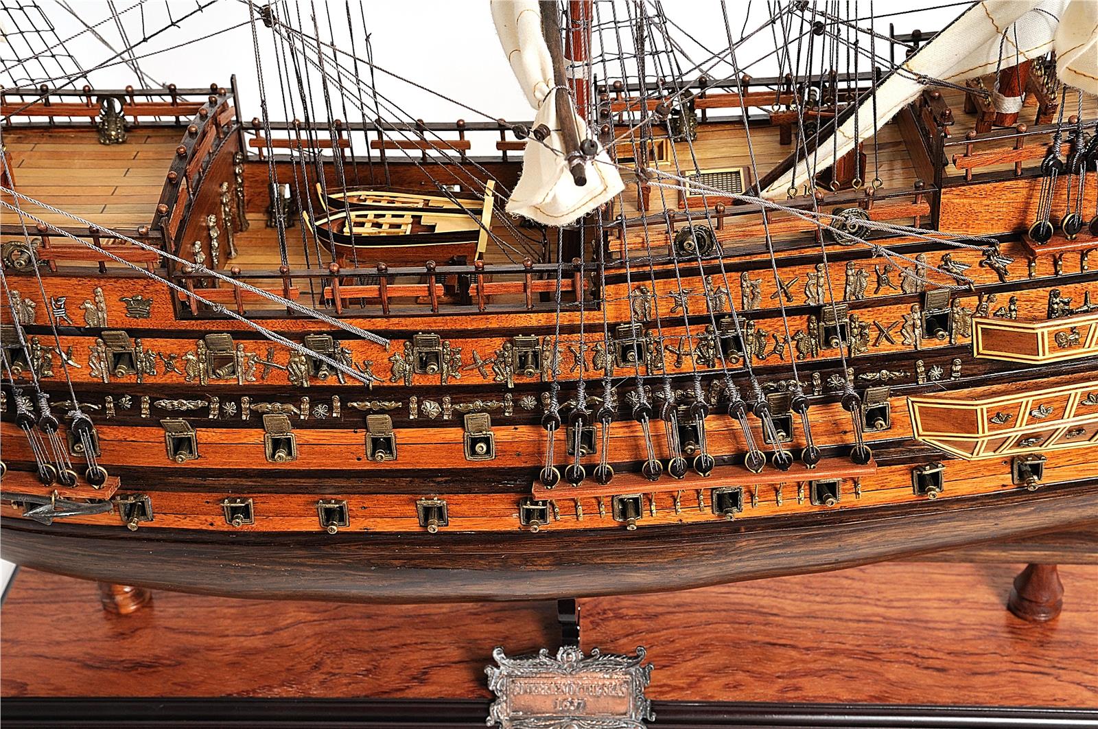 Ship Model Watercraft Traditional Antique Sovereign of the Seas Boats Sailing-Image 14