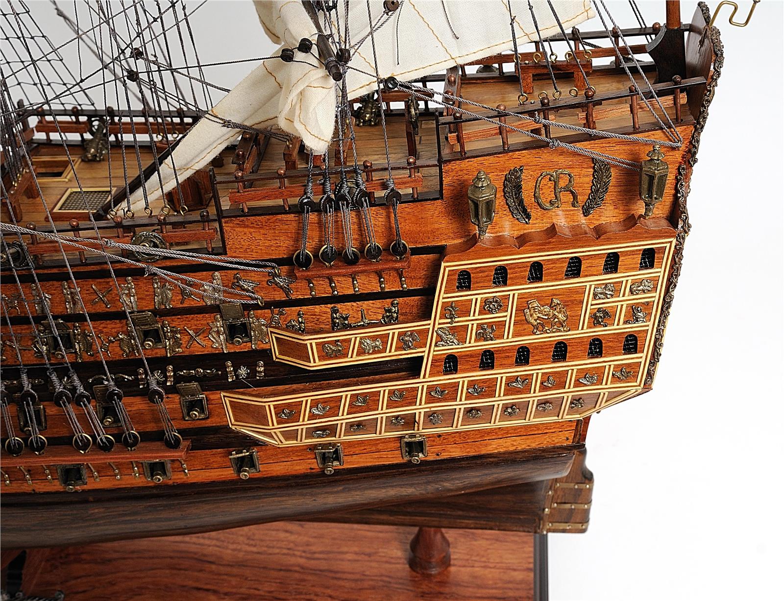Ship Model Watercraft Traditional Antique Sovereign of the Seas Boats Sailing-Image 18