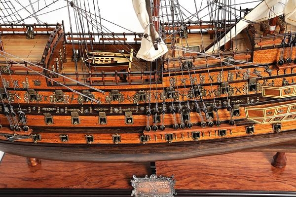 Ship Model Watercraft Traditional Antique Sovereign of the Seas Boats Sailing-Image 34