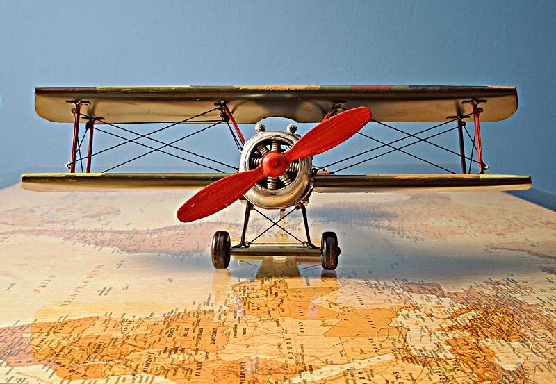 Model Plane Aircraft Traditional Antique 1916 Sopwith Camel F.1 Airplane 1:20-Image 2