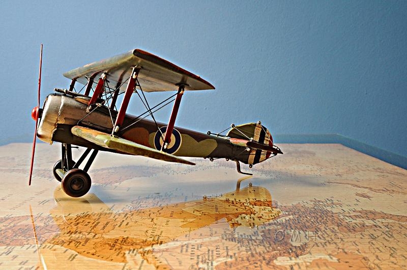 Model Plane Aircraft Traditional Antique 1916 Sopwith Camel F.1 Airplane 1:20-Image 3
