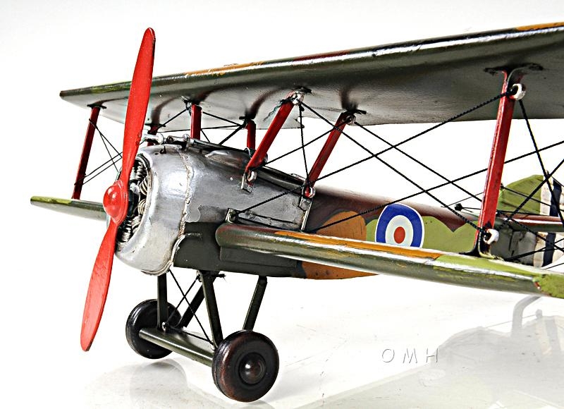 Model Plane Aircraft Traditional Antique 1916 Sopwith Camel F.1 Airplane 1:20-Image 7