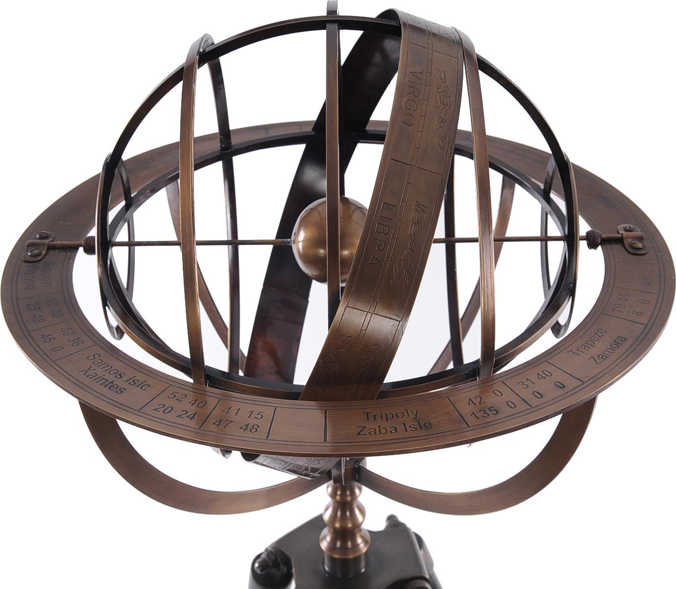 Armillary Brass With Stand-Image 3