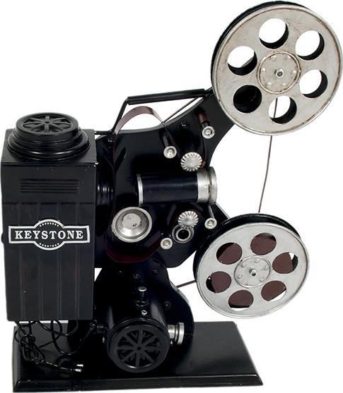 Model Film Projector 1930s Keystone 8mm Tin Handmade Hand-Crafted-Image 1