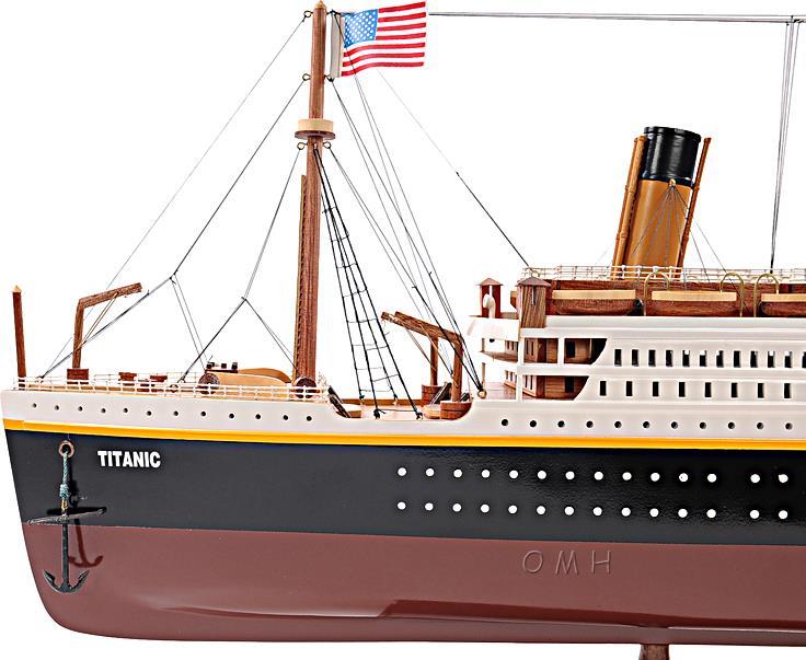 Ship Model Watercraft Traditional Antique Titanic Boats Sailing Medium Painted-Image 14