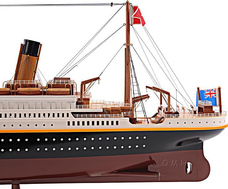 Ship Model Watercraft Traditional Antique Titanic Boats Sailing Medium Painted-Image 19