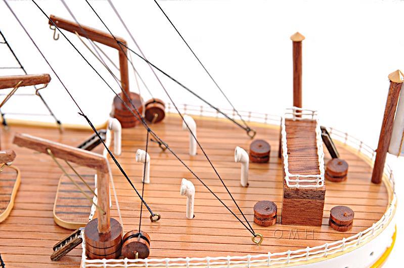 Ship Model Watercraft Traditional Antique Titanic Boats Sailing Medium Painted-Image 2