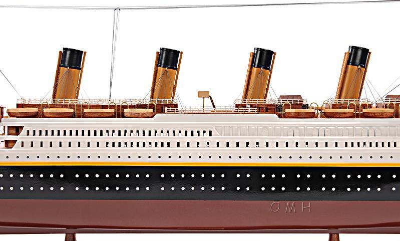 Ship Model Watercraft Traditional Antique Titanic Boats Sailing Medium Painted-Image 20