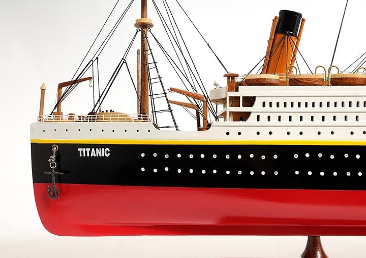 Ship Model Watercraft Traditional Antique Titanic Boats Sailing Medium Painted-Image 22