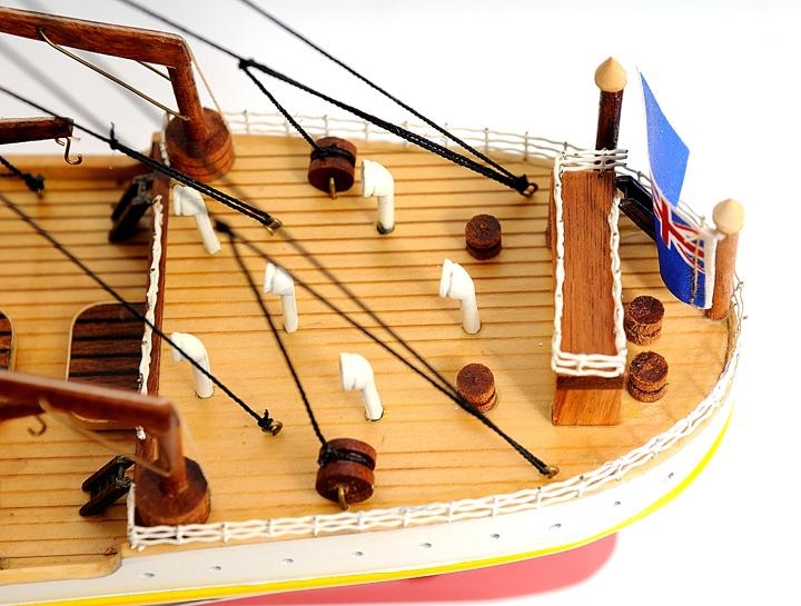 Ship Model Watercraft Traditional Antique Titanic Boats Sailing Medium Painted-Image 30