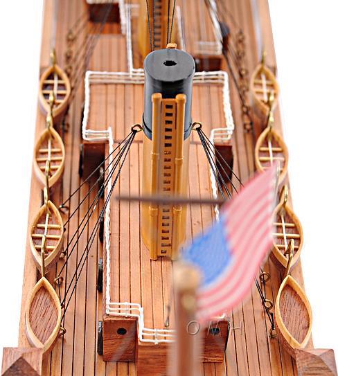 Ship Model Watercraft Traditional Antique Titanic Boats Sailing Medium Painted-Image 9