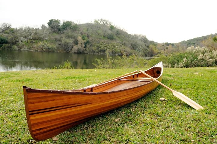 Canoe Traditional Antique 18-Ft Marine Varnish Fiberglass Epoxy Resin Western-Image 10