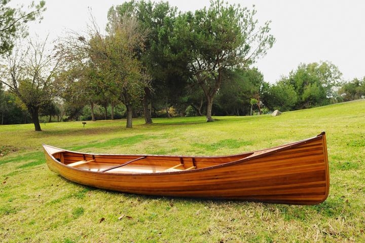 Canoe Traditional Antique 18-Ft Marine Varnish Fiberglass Epoxy Resin Western-Image 2