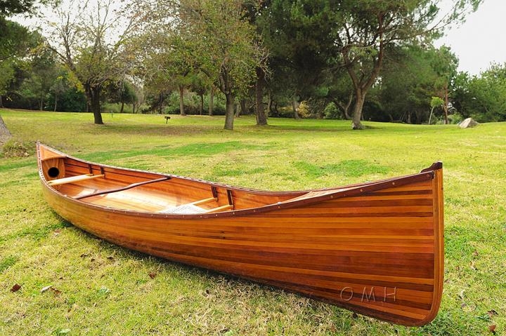 Canoe Traditional Antique 18-Ft Marine Varnish Fiberglass Epoxy Resin Western-Image 3