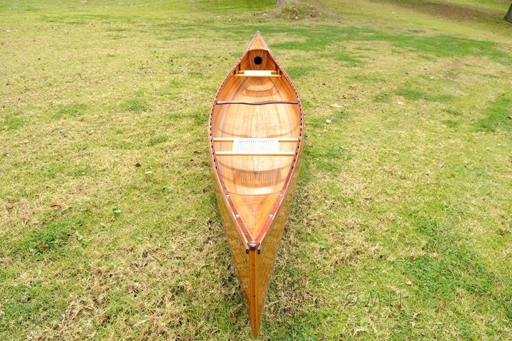 Canoe Traditional Antique 18-Ft Marine Varnish Fiberglass Epoxy Resin Western-Image 4