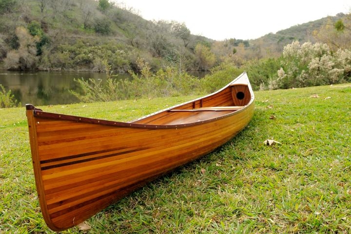 Canoe Traditional Antique 18-Ft Marine Varnish Fiberglass Epoxy Resin Western-Image 6
