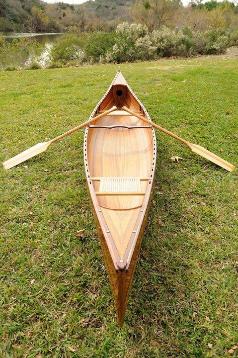 Canoe Traditional Antique 18-Ft Marine Varnish Fiberglass Epoxy Resin Western-Image 8
