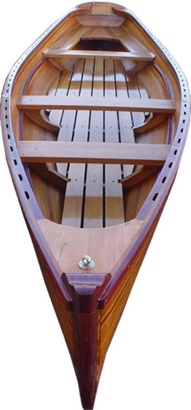 Dinghy Traditional Antique Real Whitehall 17-Ft 4-People Marine Varnish-Image 10