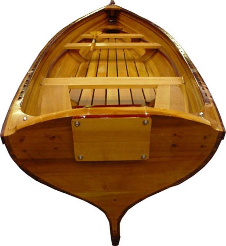 Dinghy Traditional Antique Real Whitehall 17-Ft 4-People Marine Varnish-Image 6