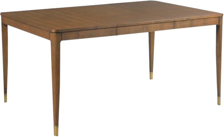 Dining Table WOODBRIDGE JENSEN Mid-Century Modern Square Top Tapered Rounded-Image 1